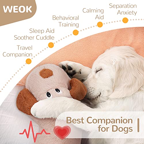 Puppy Heartbeat Toy (Brown +)