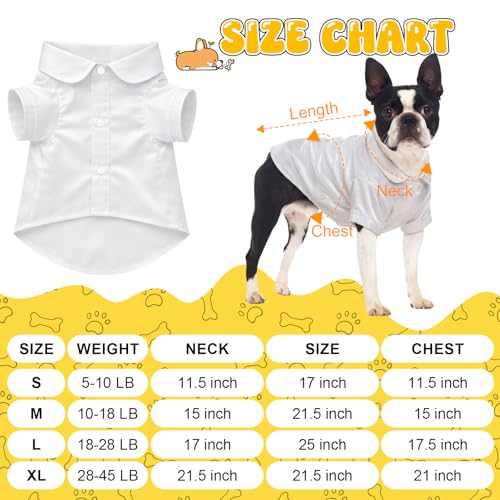 Dog Silk Pajamas Shirt Puppy Satin Pjs for Small Dog (M / White)
