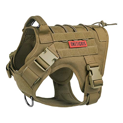 Tactical Dog Harness No (Medium / Brown)
