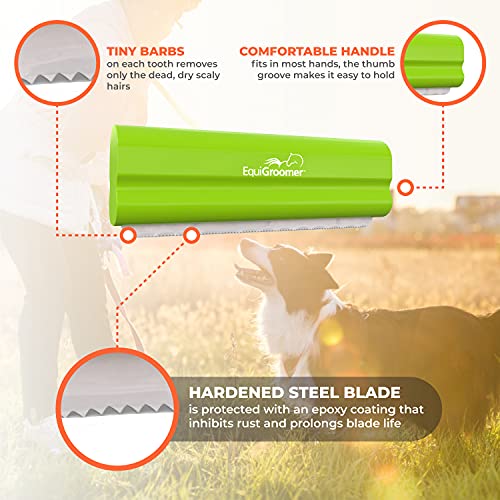 5 Inch Undercoat Deshedding Brush for Dogs & Cats (5 Inch / Lime)