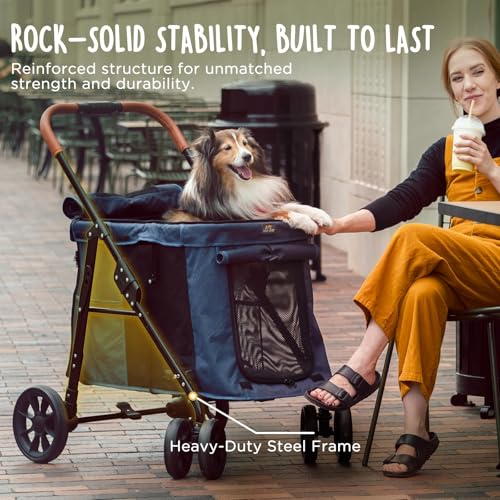 Scout Pet Stroller (Navy Blue)