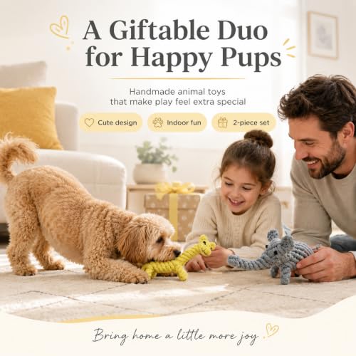 Dog Rope Toys (Elephant and Giraffe)