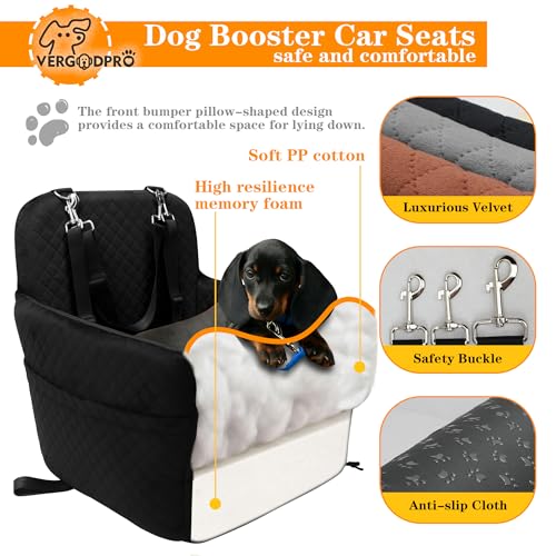 Dog Booster Car Seat for Medium (Black)