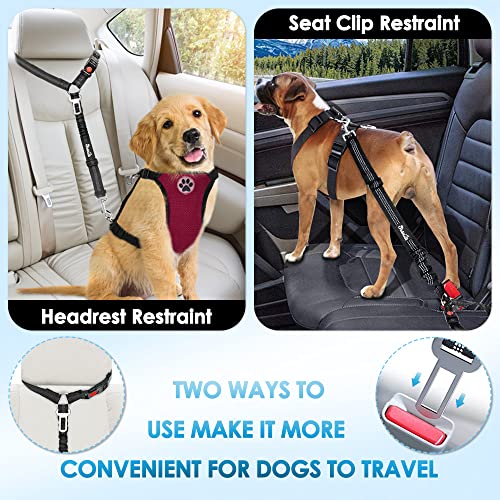 Dog Seat Belt for Car (A.Black)