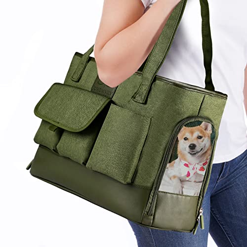 Dog Carrier Cat Carrier (Green)