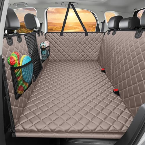 Back Seat Extender for Dogs (Khaki / M - Cars / Full Size SUVs)