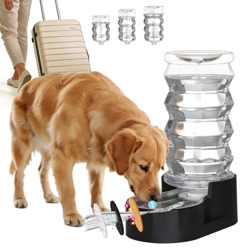 8L Dog Water Bowl Dispenser (8L / Dark Black)