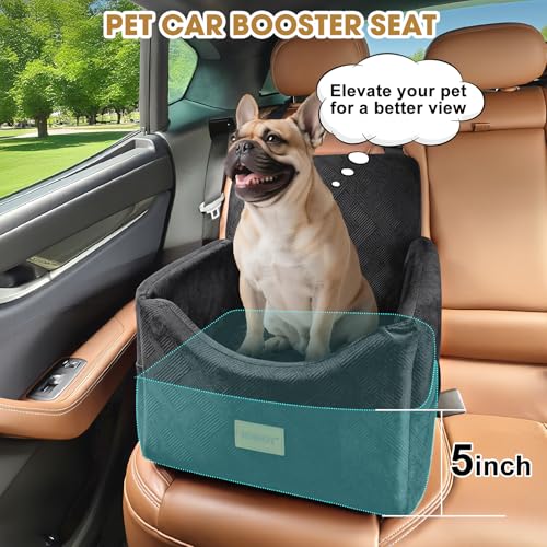 Dog Car Seats for Small Medium Dogs Under 35lbs (Black / Small/Medium)