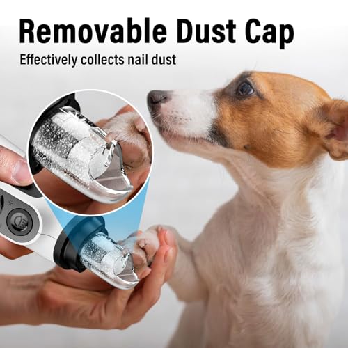 Smart 6 Speed Dog Nail Grinder (White)