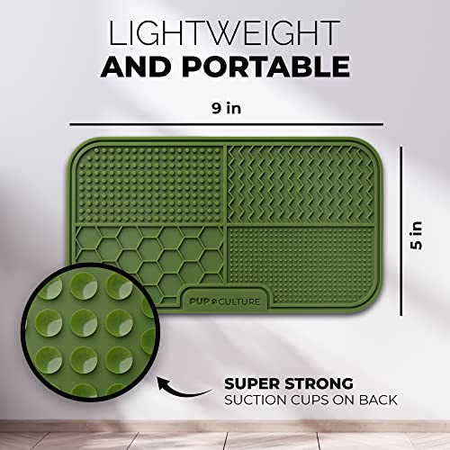 Dog Lick Mat for Dogs (1 Pack / Green)