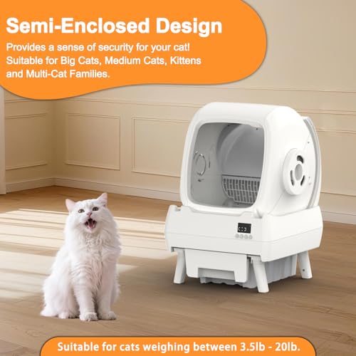 Automatic Cat Litter Box Self Cleaning