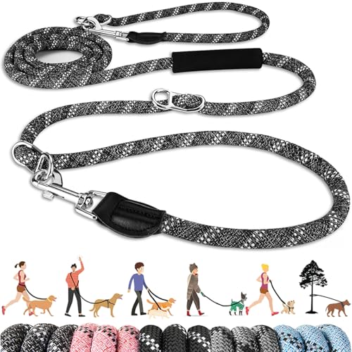 Hands Free Dog Leash (Black&Gray)