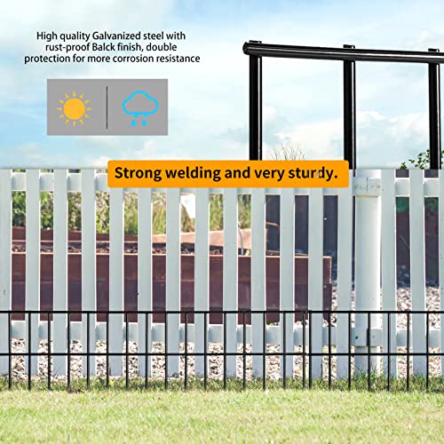 Animal Barrier Fence (24in(L)X15in(H)-5 Pack Black / Black)