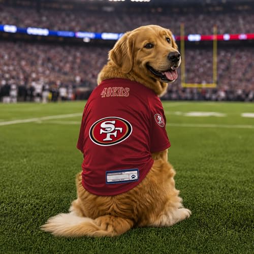 NFL San Francisco 49ers Stretch Pet Jersey (San Francisco 49ers / X-Small)