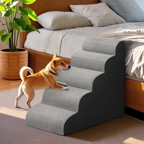 Dog Stairs for high Beds 28.7” H