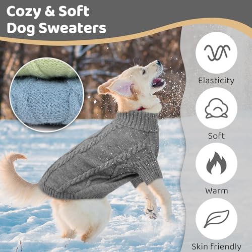 XL Dog Sweater (X-Large / Slate Grey)