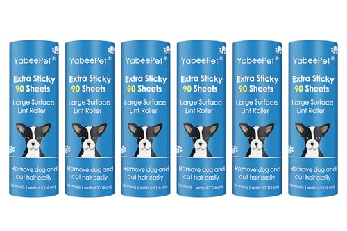 Extra Sticky Large Lint Roller Refills (6 Refills)
