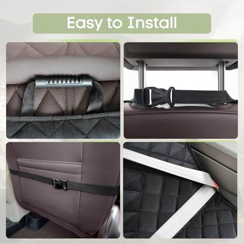 Front Seat Cover for Dogs with Side Flaps
