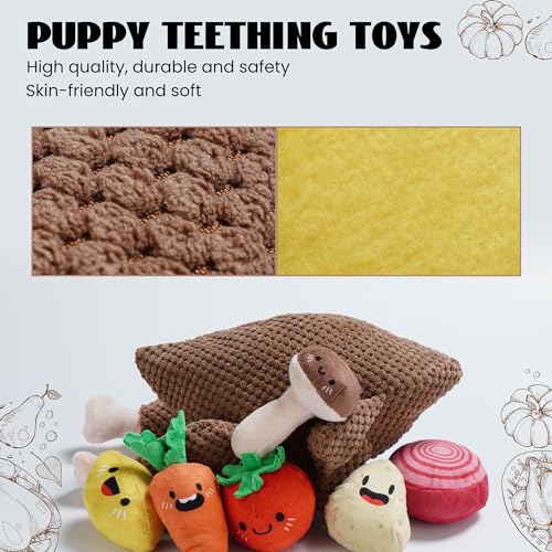 7 in 1 Thanksgiving Turkey Dog Toys (Thanksgiving Turkey)