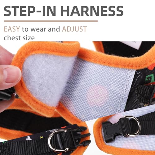 Halloween Dog Harness (Halloween Black / S (CHEST 14.5"-16"))