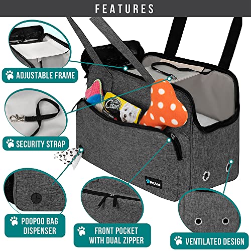 Small Dog Purse Carrier (Heather Charcoal)