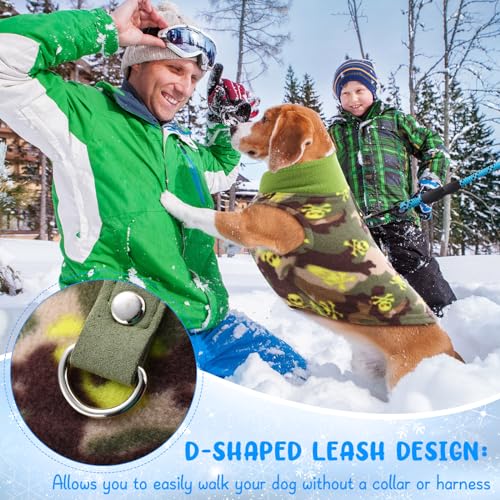 10 Pack Large Dog Sweater Fleece Pet Dog Plaid Clothes Winter (L / Bright)