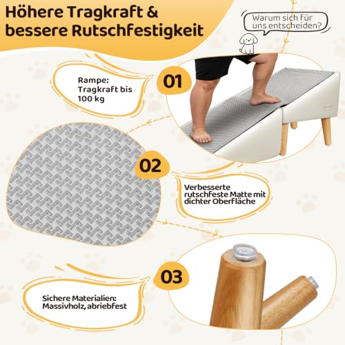 Dog Ramp for Couch (Beige)