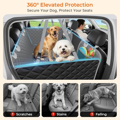 Back Seat Extender for Dogs (Grey / M - Cars / Full Size SUVs)