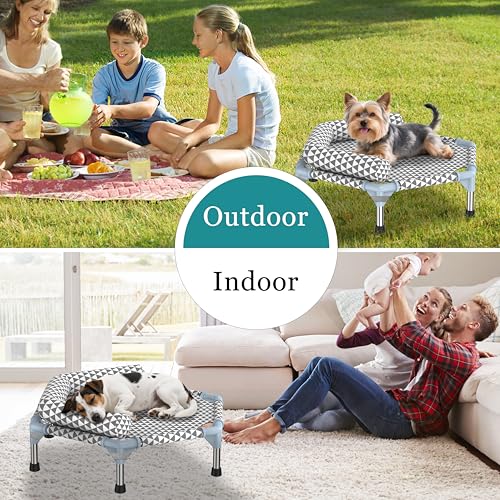 Orthopedic Dog Bed for Small Dogs (6 sided Bolster Small)