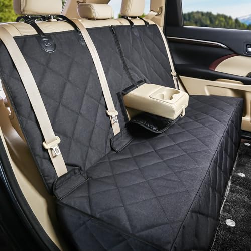 Bench Dog Car Seat Cover for Back Seat Waterproof Seat Covers Durable Scratch Proof Nonslip (52''Lx50"W)