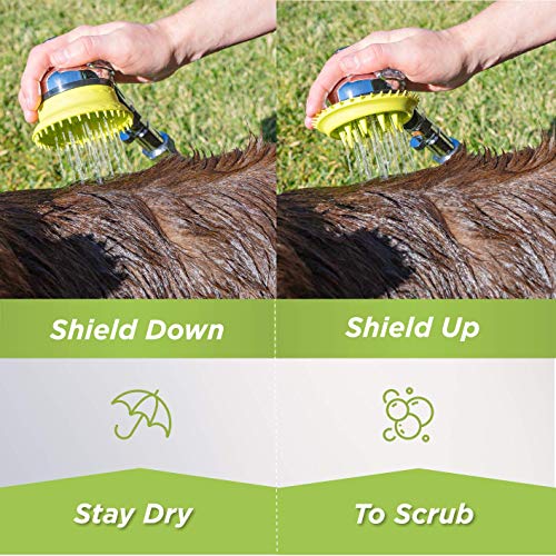 Deluxe Dog Washing Hose Attachment (Deluxe Shower & Garden (Variable Water Pressure))