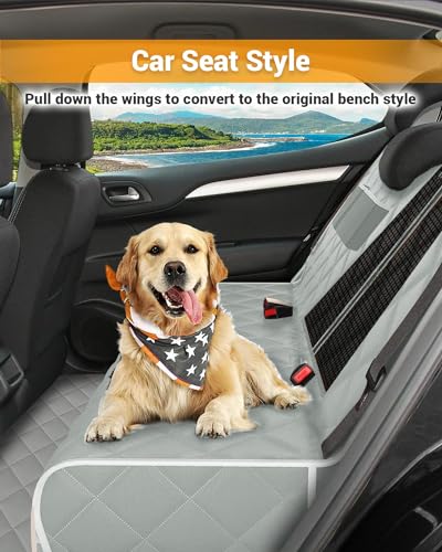 Dog Car Seat Cover (Gray / XL- (60*64 ))