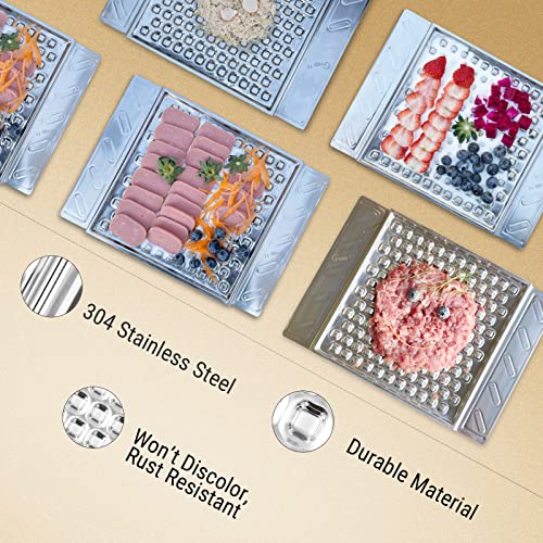 304 Stainless Steel Lick Mat for Dogs & Cats (Stainless Steel (Two Pack))
