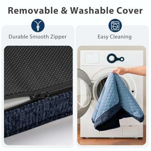 Orthopedic Dog Bed for Small Dogs (S(23"x17") / Blue)