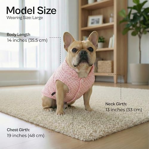 Dog Jacket Pink Winter Coat (2XL / Polka Dot Jacket Pink)
