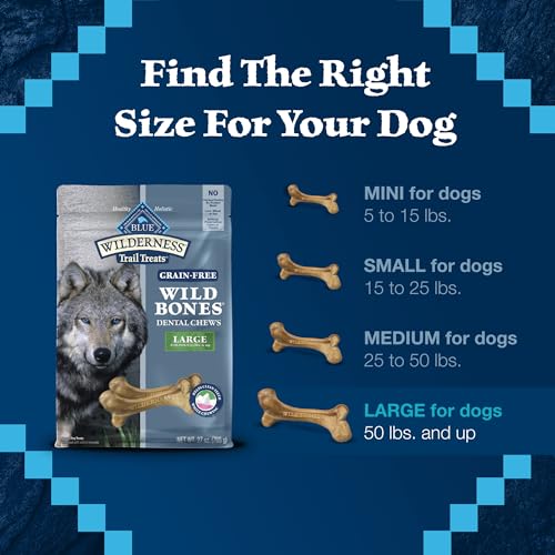 Wilderness Large Dog Dental Chews (27 Ounce (Pack of 1))