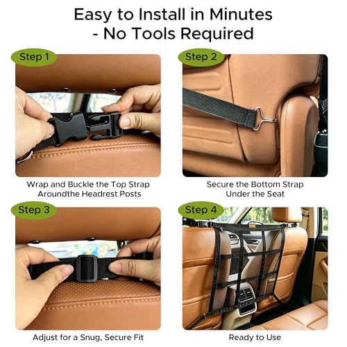 Dog Car Barrier (Black)