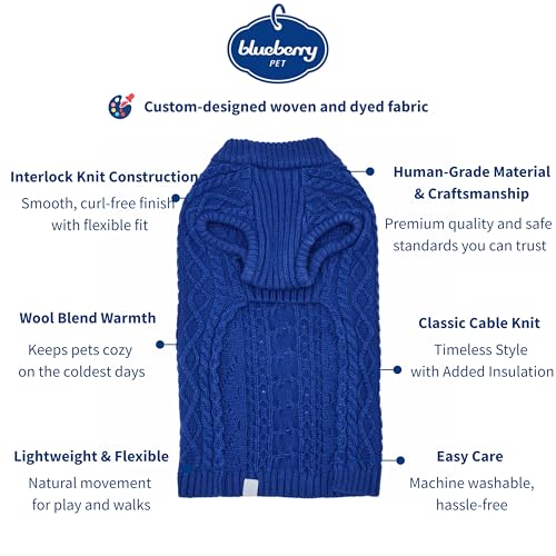 Dog Sweater Award (16 inch (Pack of 1) / Klein Blue)