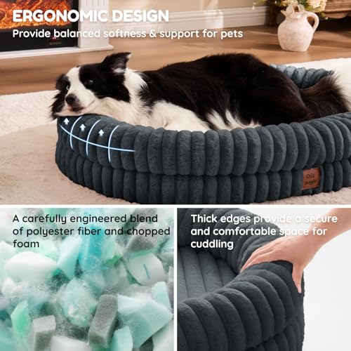 Orthopedic Dog Bed (Dark Grey / XL(41*30*7))
