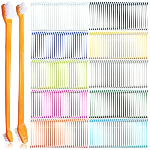 300 Pcs Dog Toothbrush Cat Tooth Brushes Bulk (300 pcs)