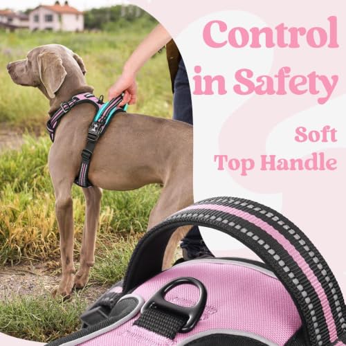 Dog Harness Medium Sized (Medium / Pink)