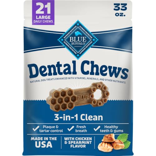 Chicken & Spearmint Large Dental Chews (33 Ounce (Pack of 1))