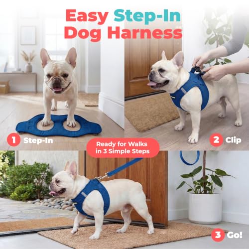 Voyager Step in Air Dog Vest Harness (Royal Blue / M (Chest: 16 - 18"))
