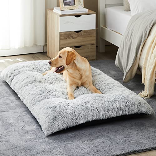 Dog Beds for Large Dogs (Grey / L Plus(36x27 inch))