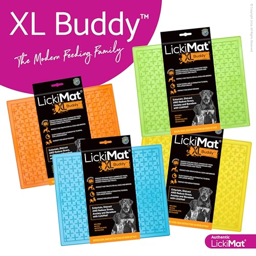 X Large Breed Buddy Dog Lick Mat (Orange)