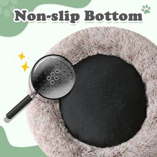 Dog Bed Calming Anti (31" / Smoke Brown)