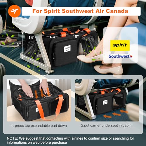 19x13x9 top Expandable pet Carrier (19.0"L x 13.0"W x 9.0"H)