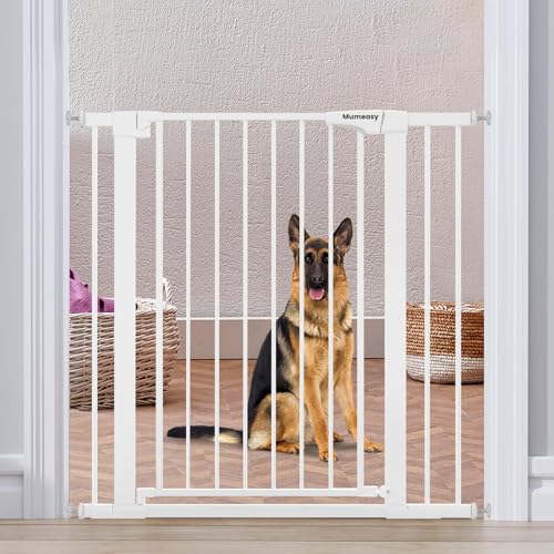 36" Extra Tall Dog Gate (White / 29.7-40"W x 36"H)
