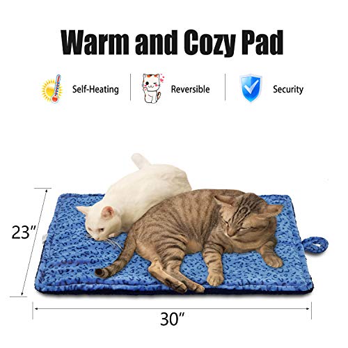 Pet Bed Mat M (1 Pack - M - 27" * 20" / Blue)