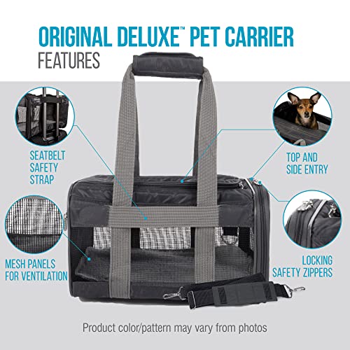 Original Deluxe Travel Pet Carrier (17.0"L x 11.0"W x 10.5"H / Charcoal Gray)